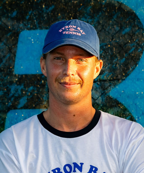 Hat - Blue/Pink Logo